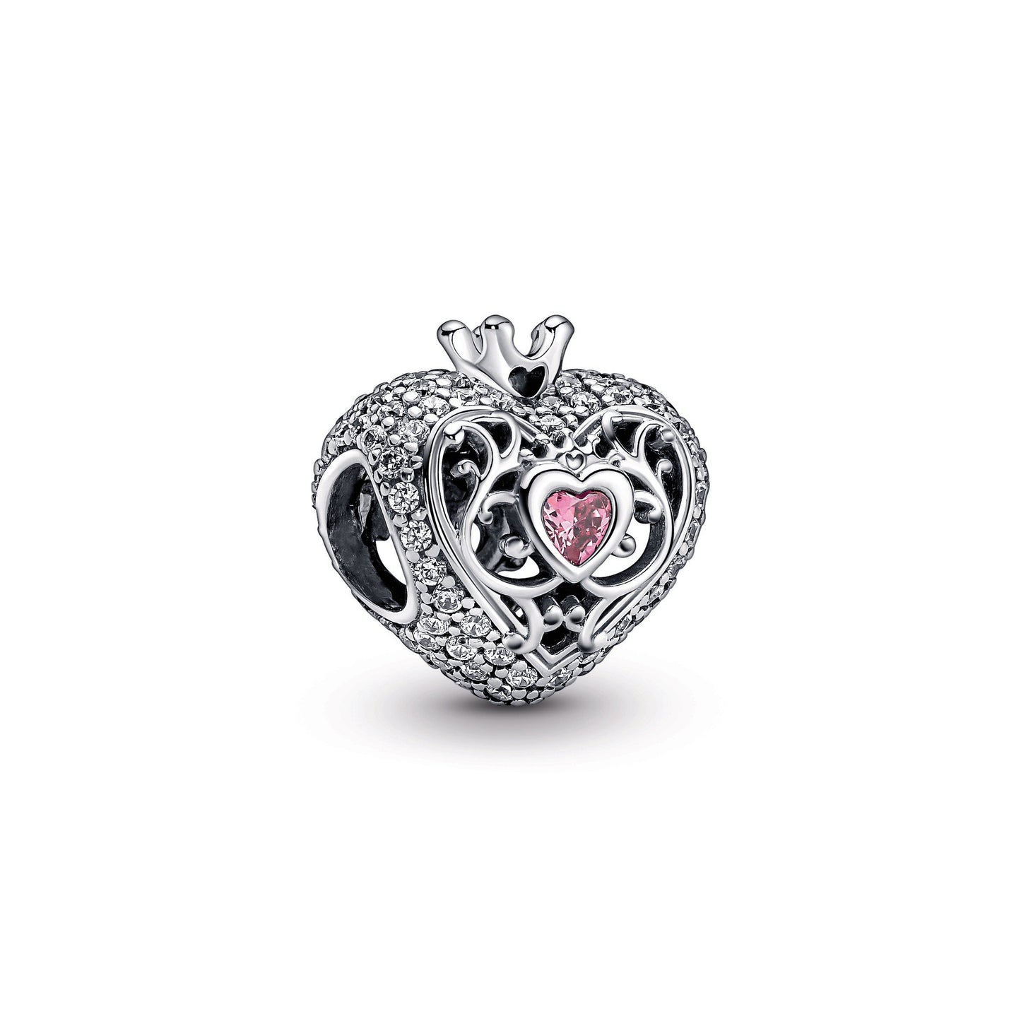 Regal Crown & Heart Charm Premium Fashion Jewelry Gift Collection