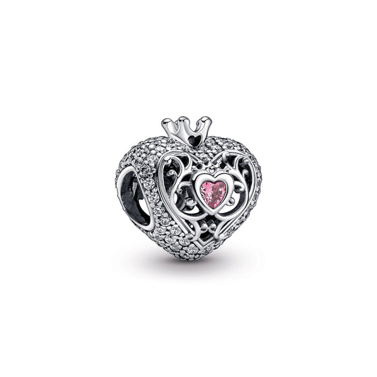Regal Crown & Heart Charm Premium Fashion Jewelry Gift Collection