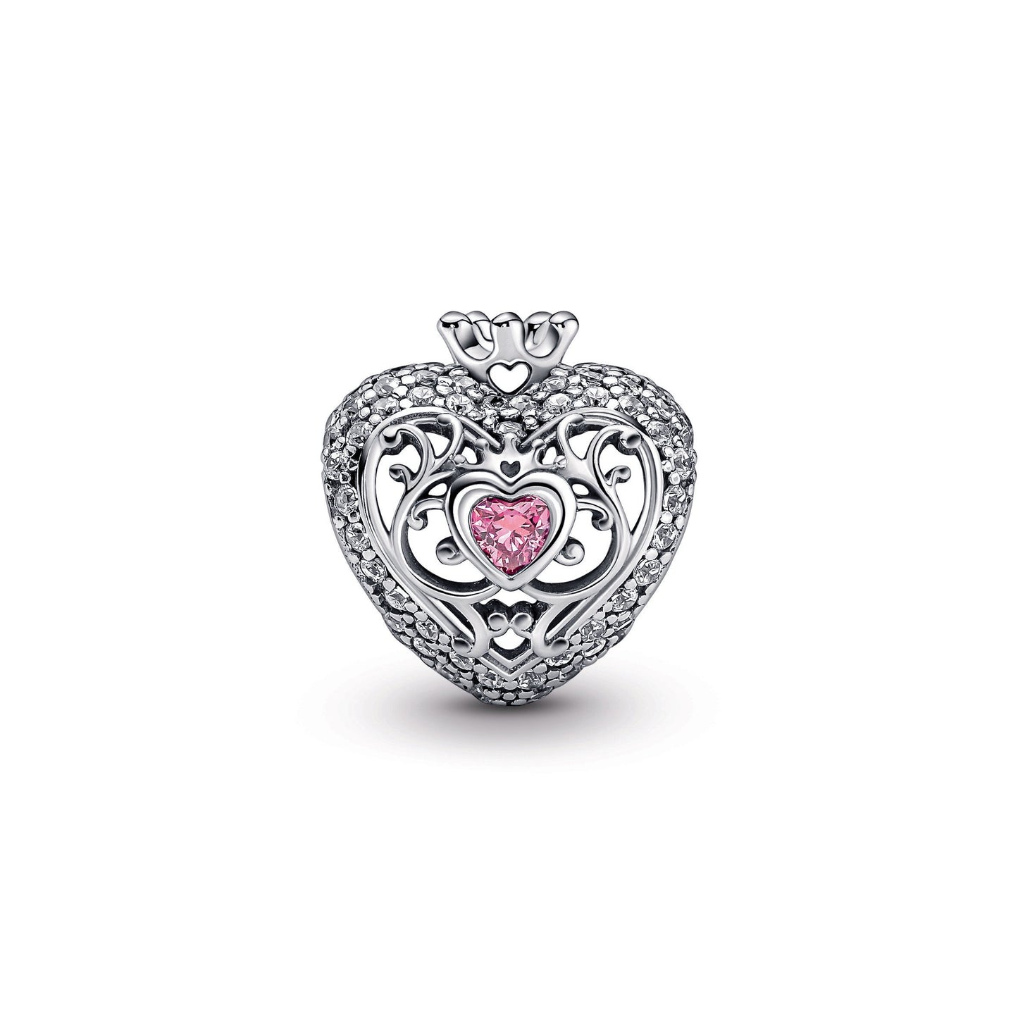 Regal Crown & Heart Charm Premium Fashion Jewelry Gift Collection