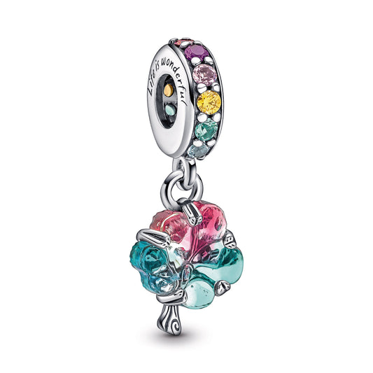 Togetherness Tree Murano Glass Dangle Charm Premium Fashion Jewelry Gift Collection
