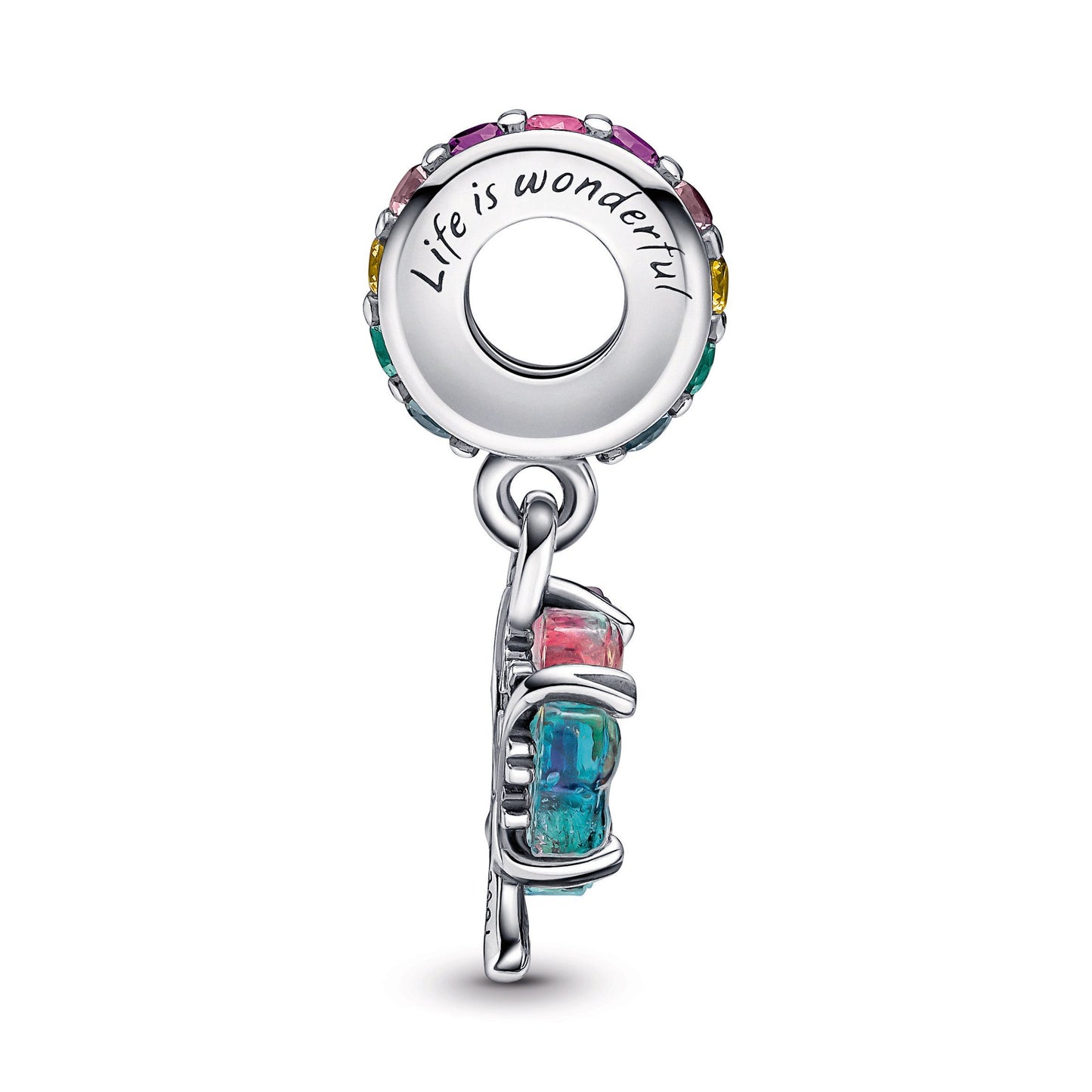Togetherness Tree Murano Glass Dangle Charm Premium Fashion Jewelry Gift Collection