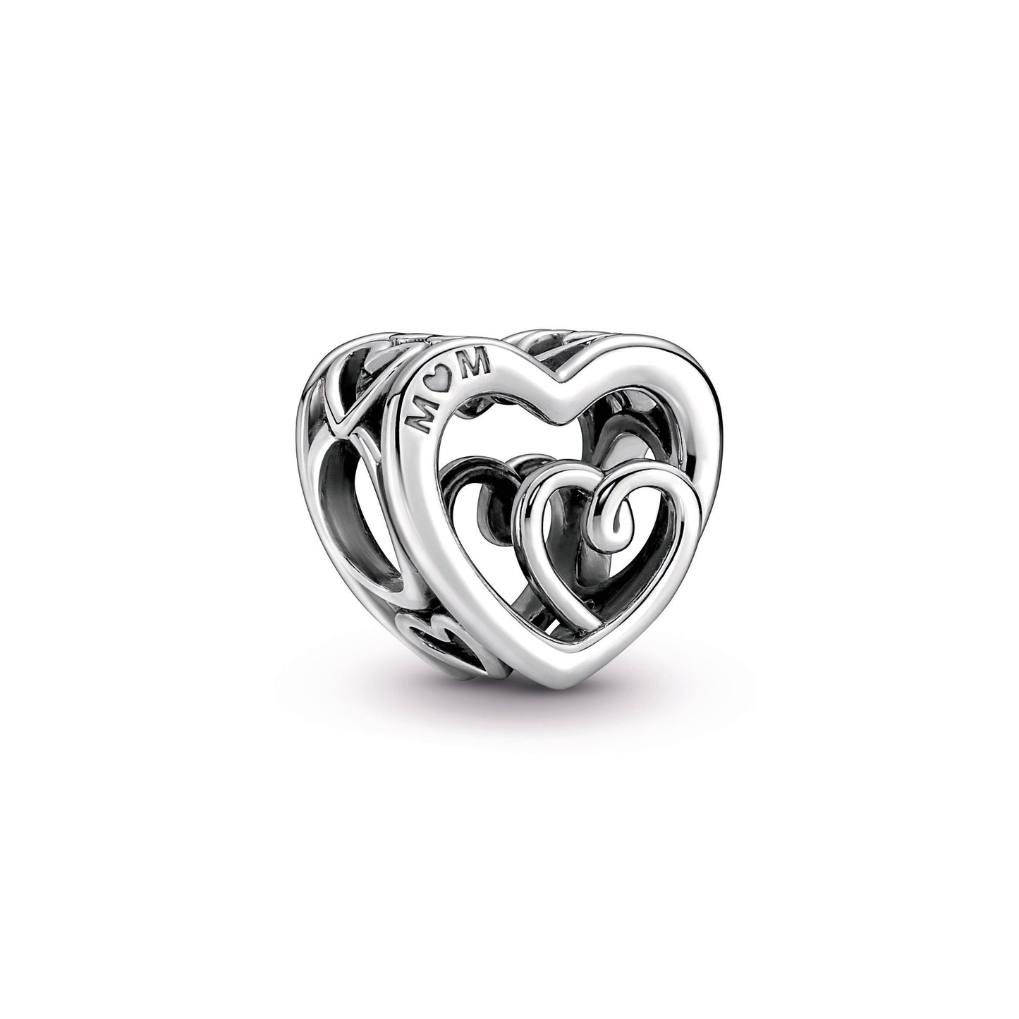 Entwined Infinite Hearts Charm Premium Fashion Jewelry Gift Collection