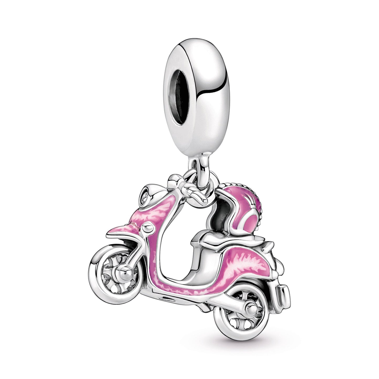 Pink Scooter Dangle Charm Premium Fashion Jewelry Gift Collection