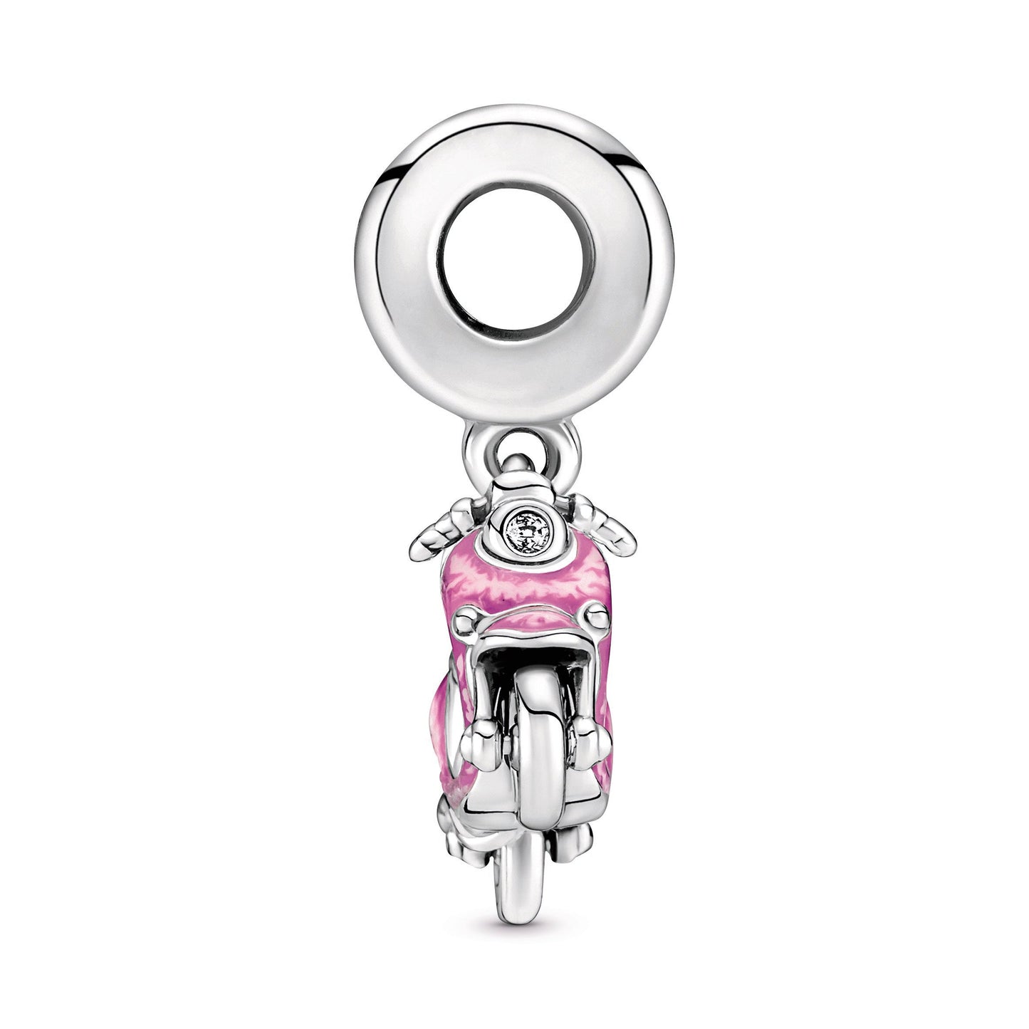Pink Scooter Dangle Charm Premium Fashion Jewelry Gift Collection