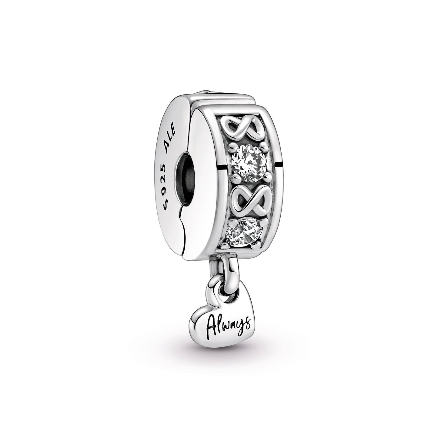 Family Always Pavé Clip Charm Premium Fashion Jewelry Gift Collection