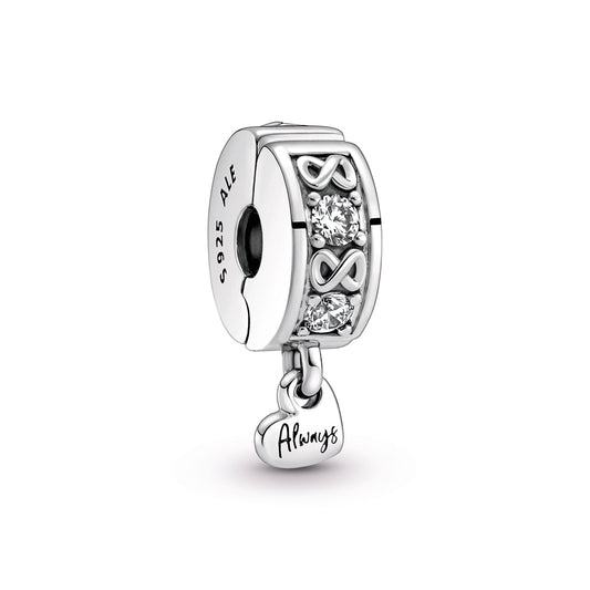 Family Always Pavé Clip Charm Premium Fashion Jewelry Gift Collection