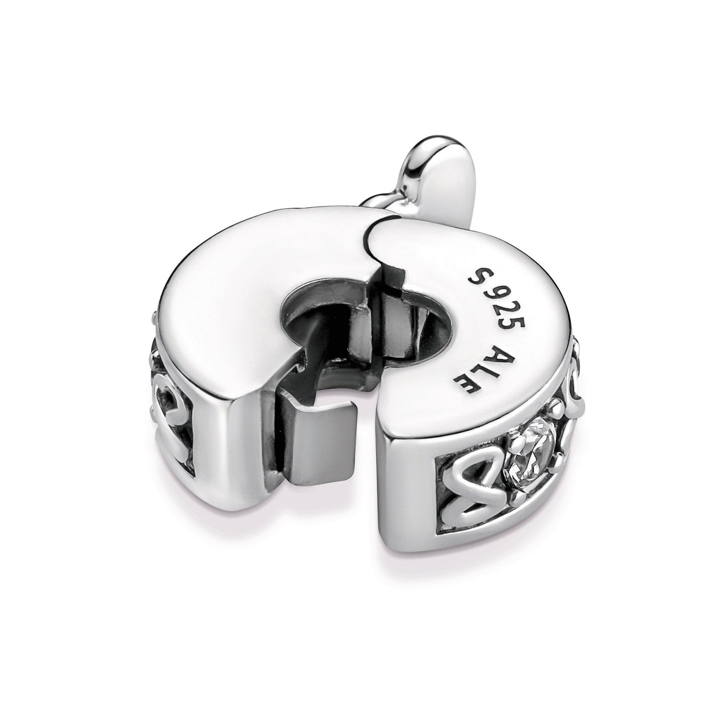 Family Always Pavé Clip Charm Premium Fashion Jewelry Gift Collection
