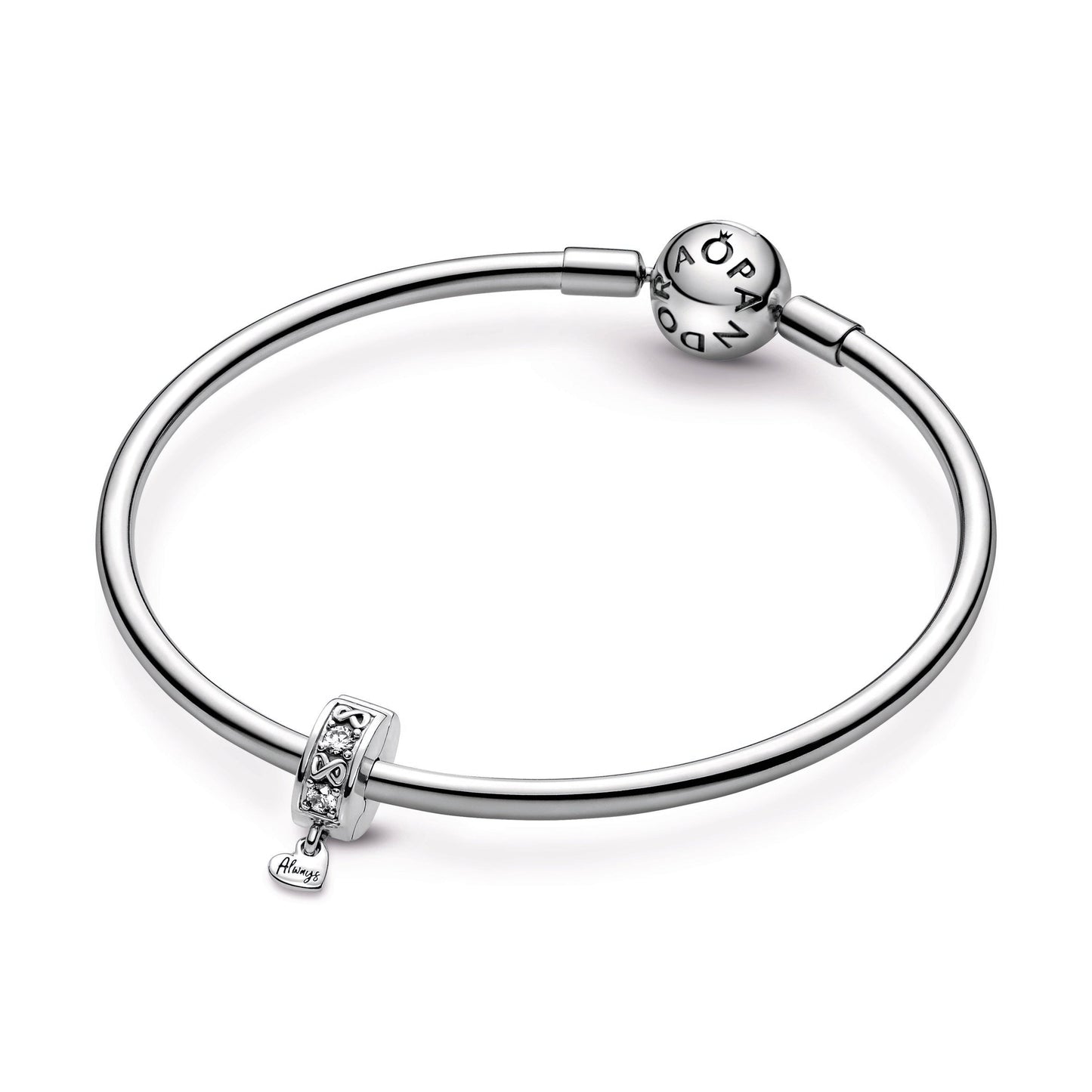 Family Always Pavé Clip Charm Premium Fashion Jewelry Gift Collection