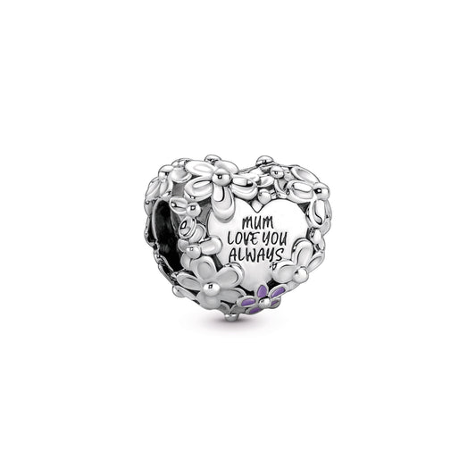 Mum Daisy Heart Charm Premium Fashion Jewelry Gift Collection