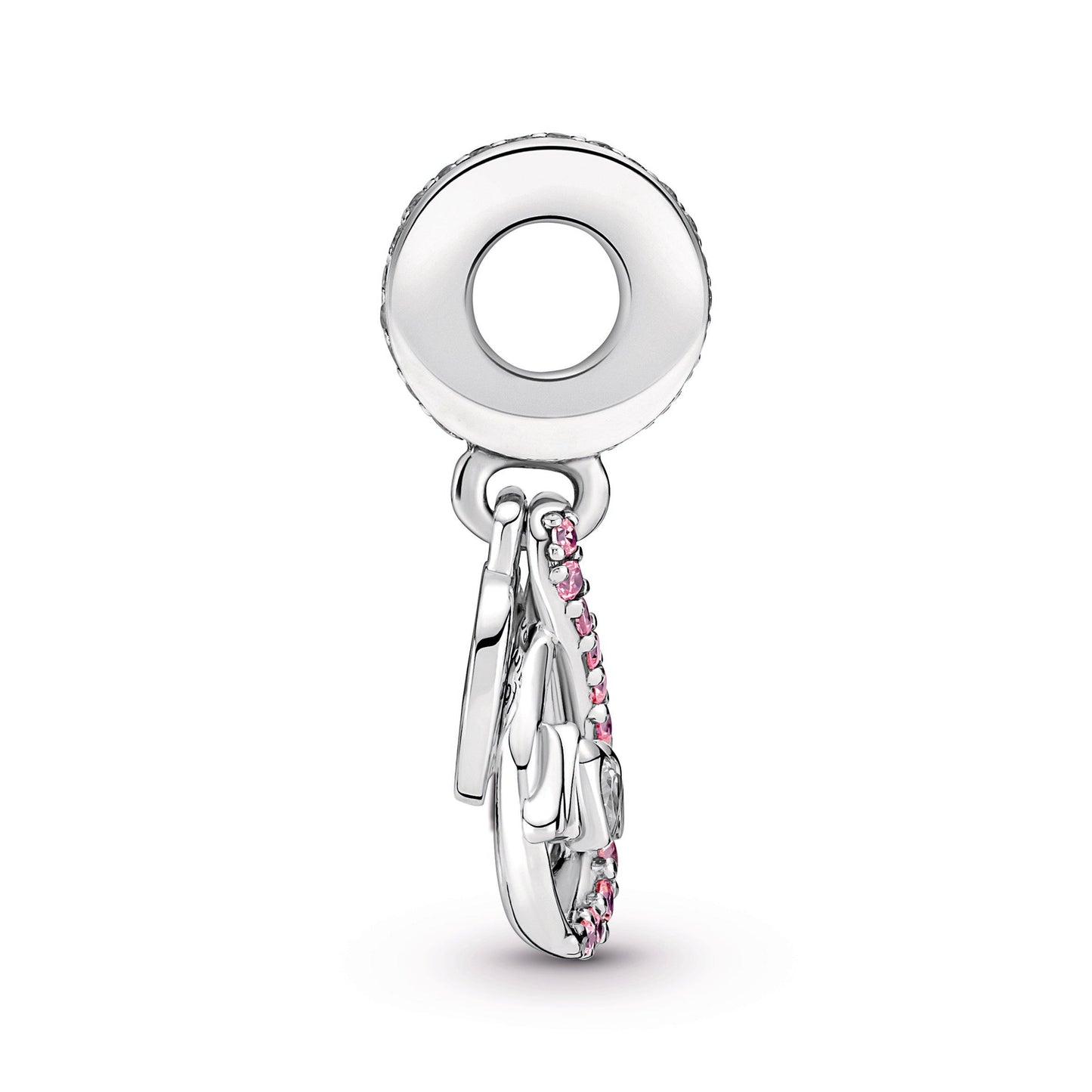 Mum Infinity Pavé Double Dangle Charm Premium Fashion Jewelry Gift Collection