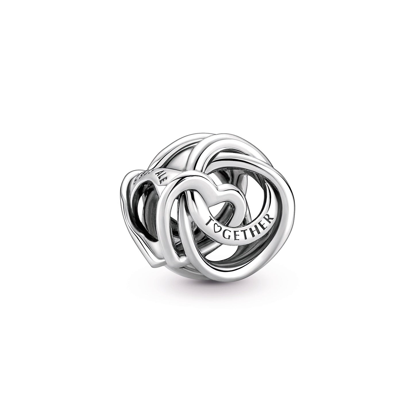 Family Always Encircled Heart Charm Premium Fashion Jewelry Gift Collection