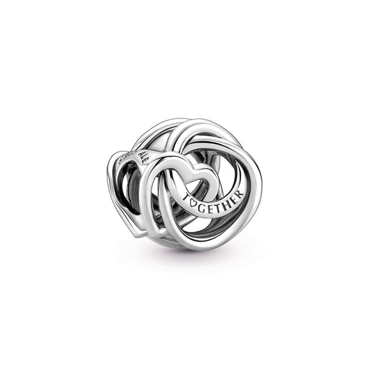 Family Always Encircled Heart Charm Premium Fashion Jewelry Gift Collection