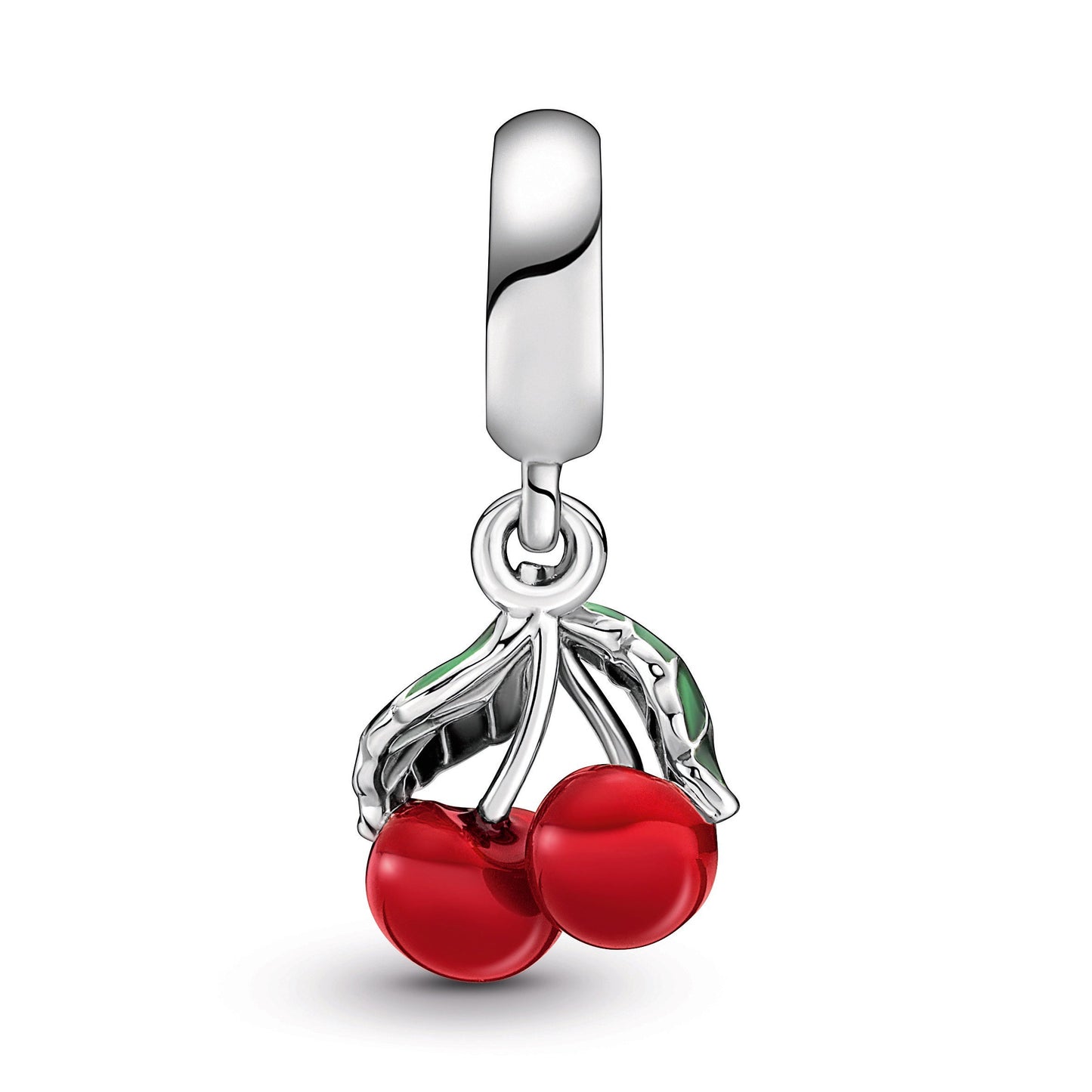 Asymmetrical Cherry Fruit Dangle Charm Premium Fashion Jewelry Gift Collection
