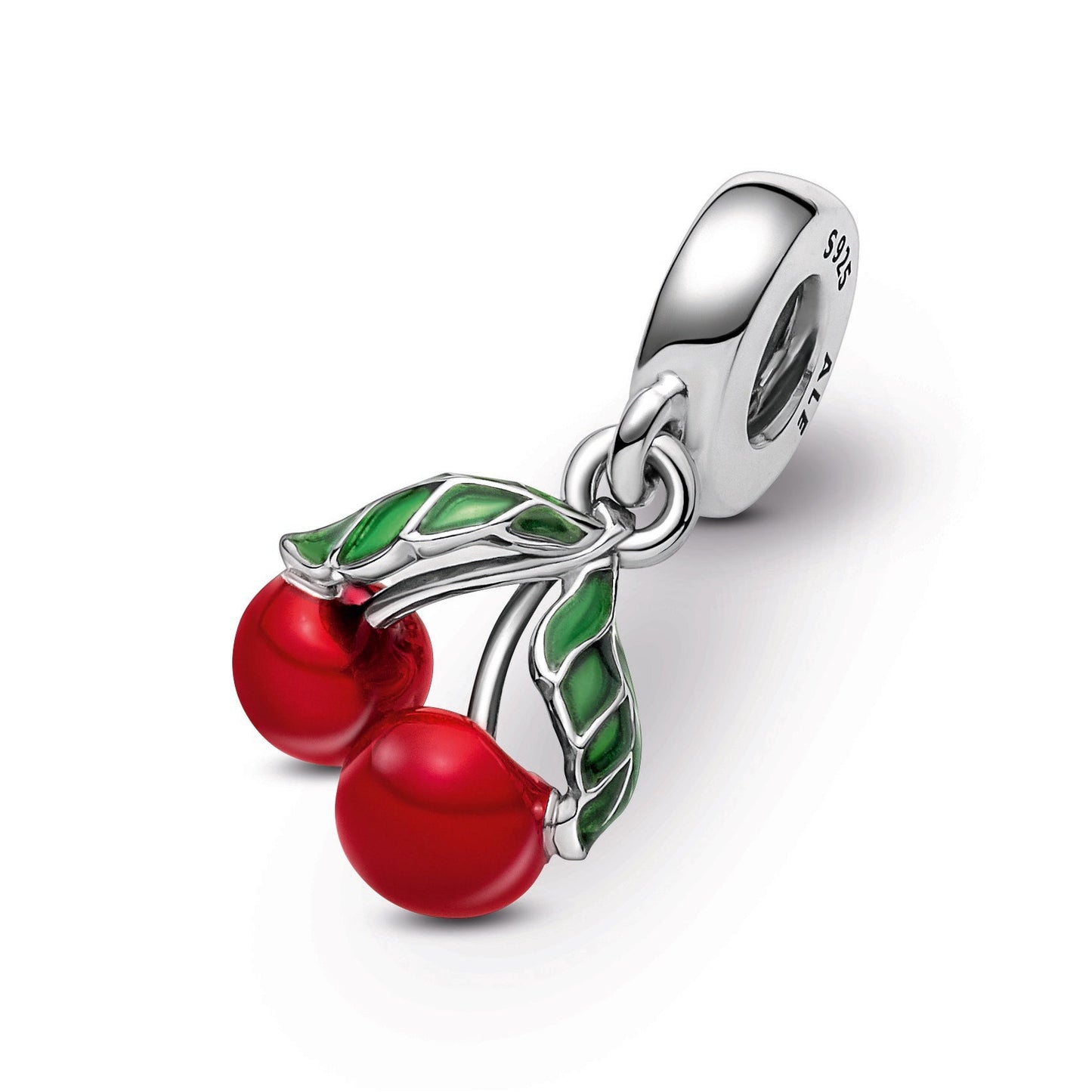 Asymmetrical Cherry Fruit Dangle Charm Premium Fashion Jewelry Gift Collection
