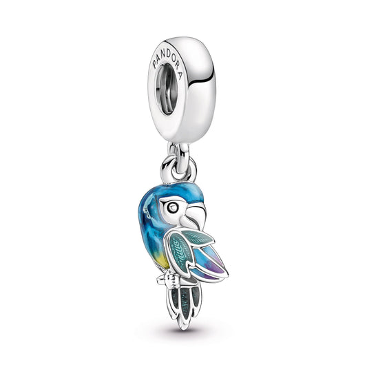 Jungle Paradise Parrot Dangle Charm Premium Fashion Jewelry Gift Collection