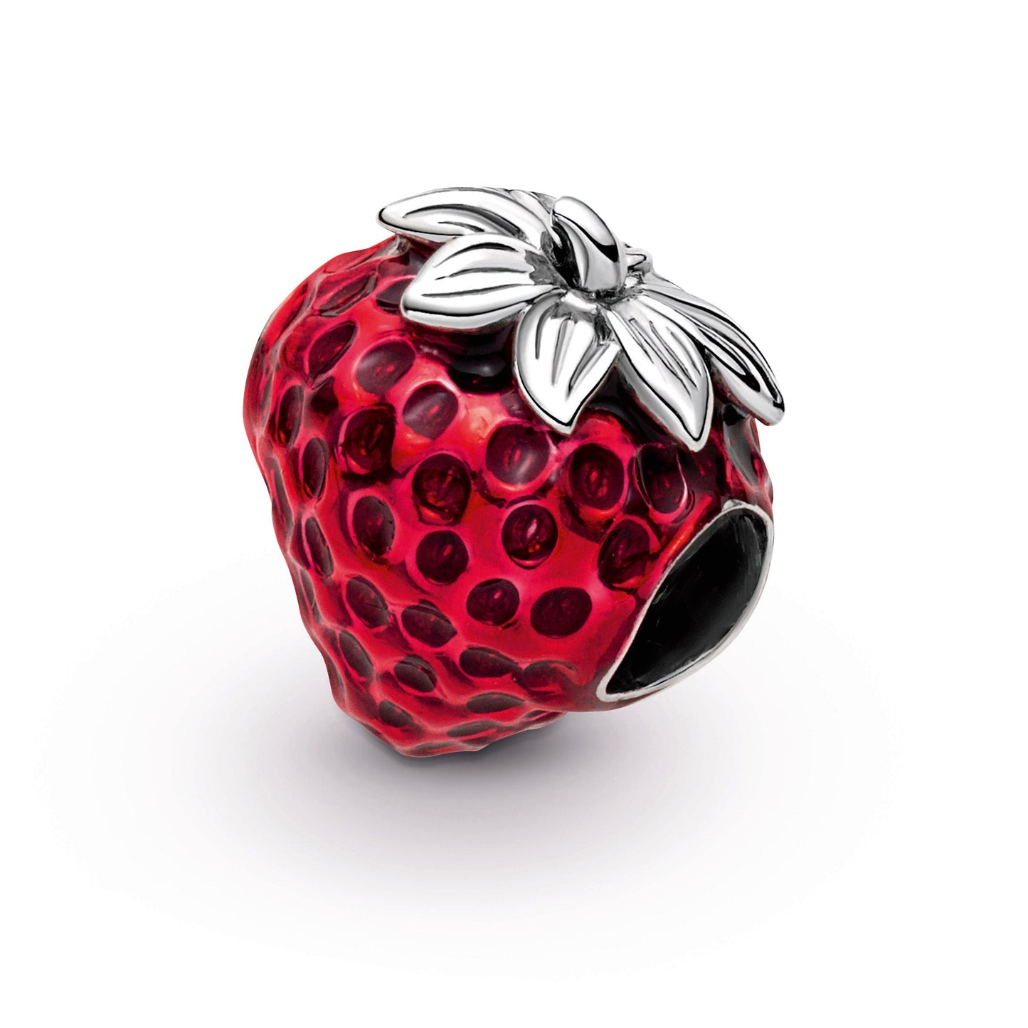 Seeded Strawberry Fruit Charm Premium Fashion Jewelry Gift Collection