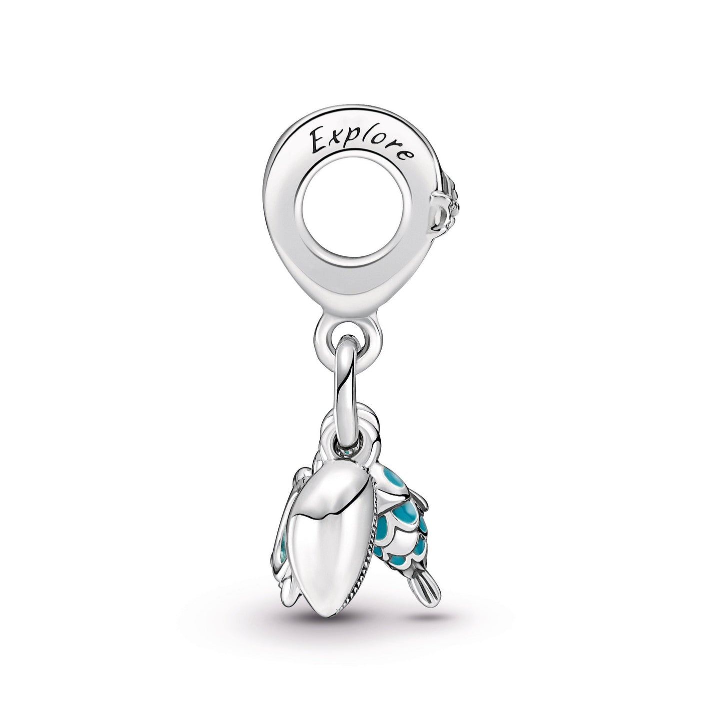 Fish, Sea Turtle & Conch Triple Dangle Charm Premium Fashion Jewelry Gift Collection