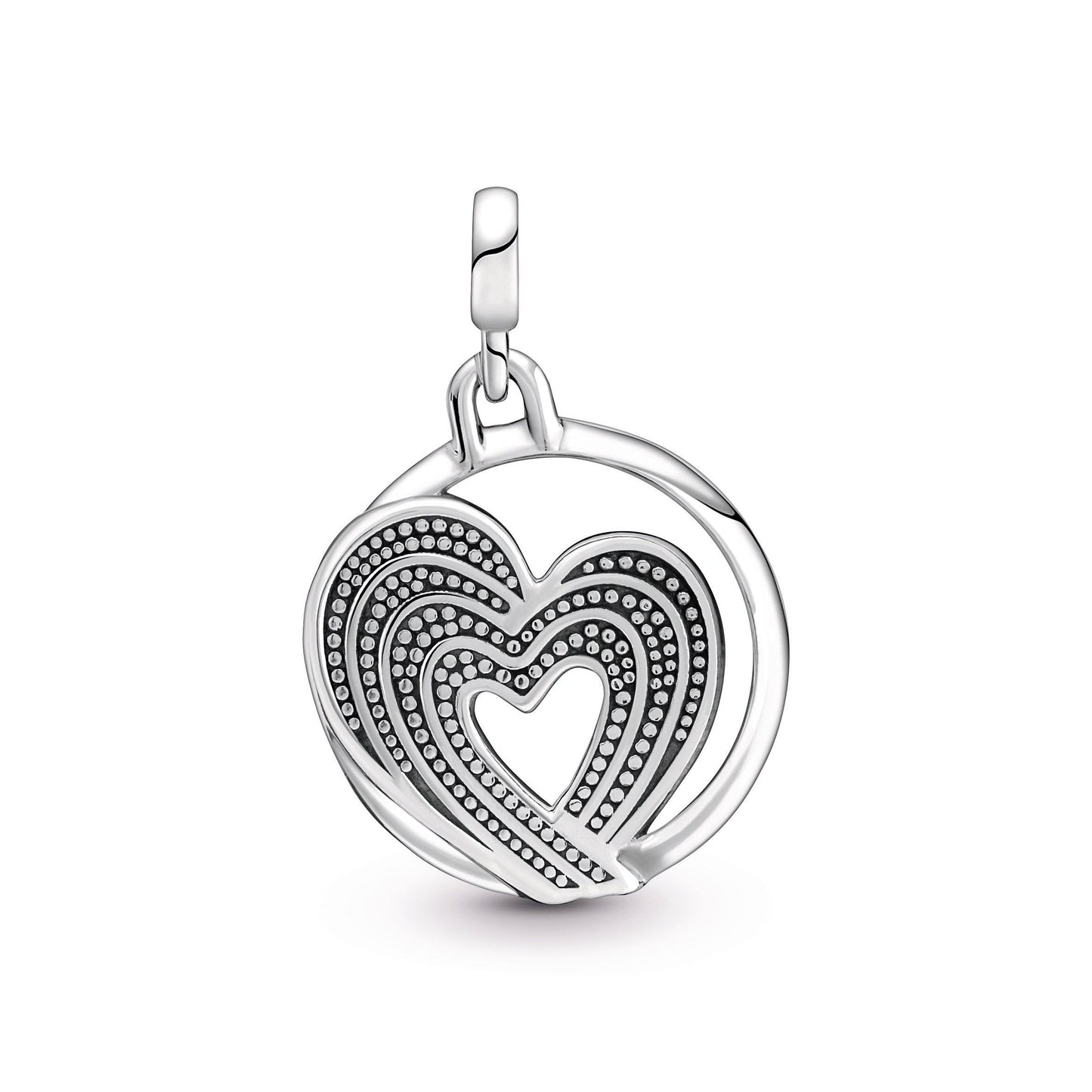 Pandora ME Rainbow Heart of Freedom Medallion Premium Fashion Jewelry Gift Collection