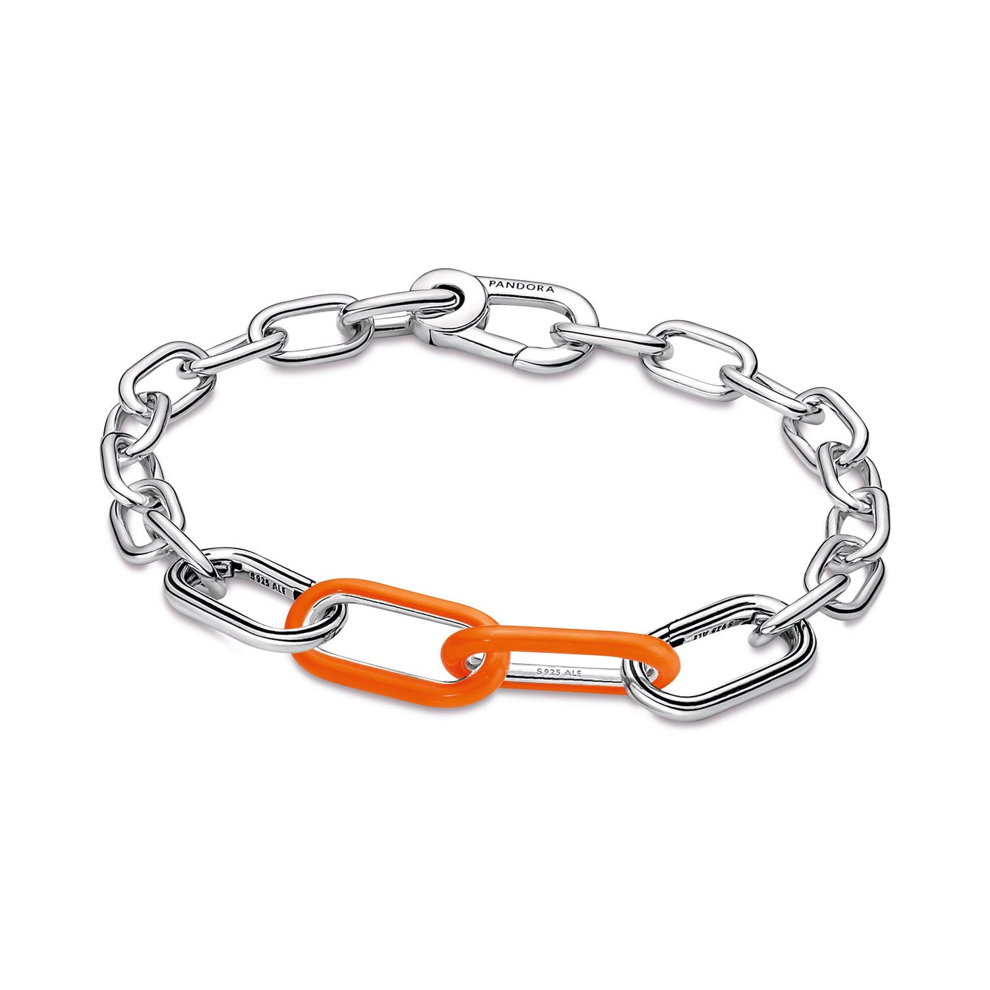 Pandora ME Styling Bright Orange Double Link Premium Fashion Jewelry Gift Collection