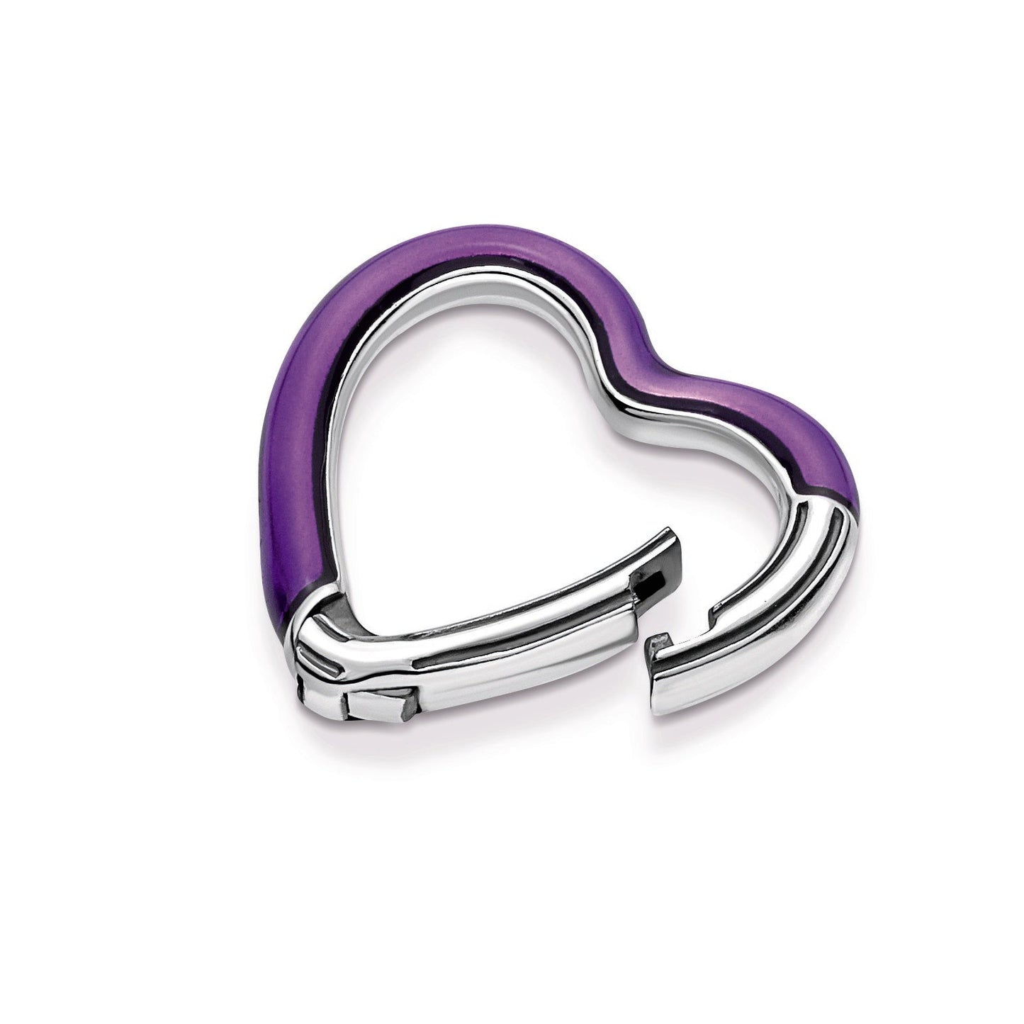 Pandora ME Bright Purple Styling Heart Connector Premium Fashion Jewelry Gift Collection
