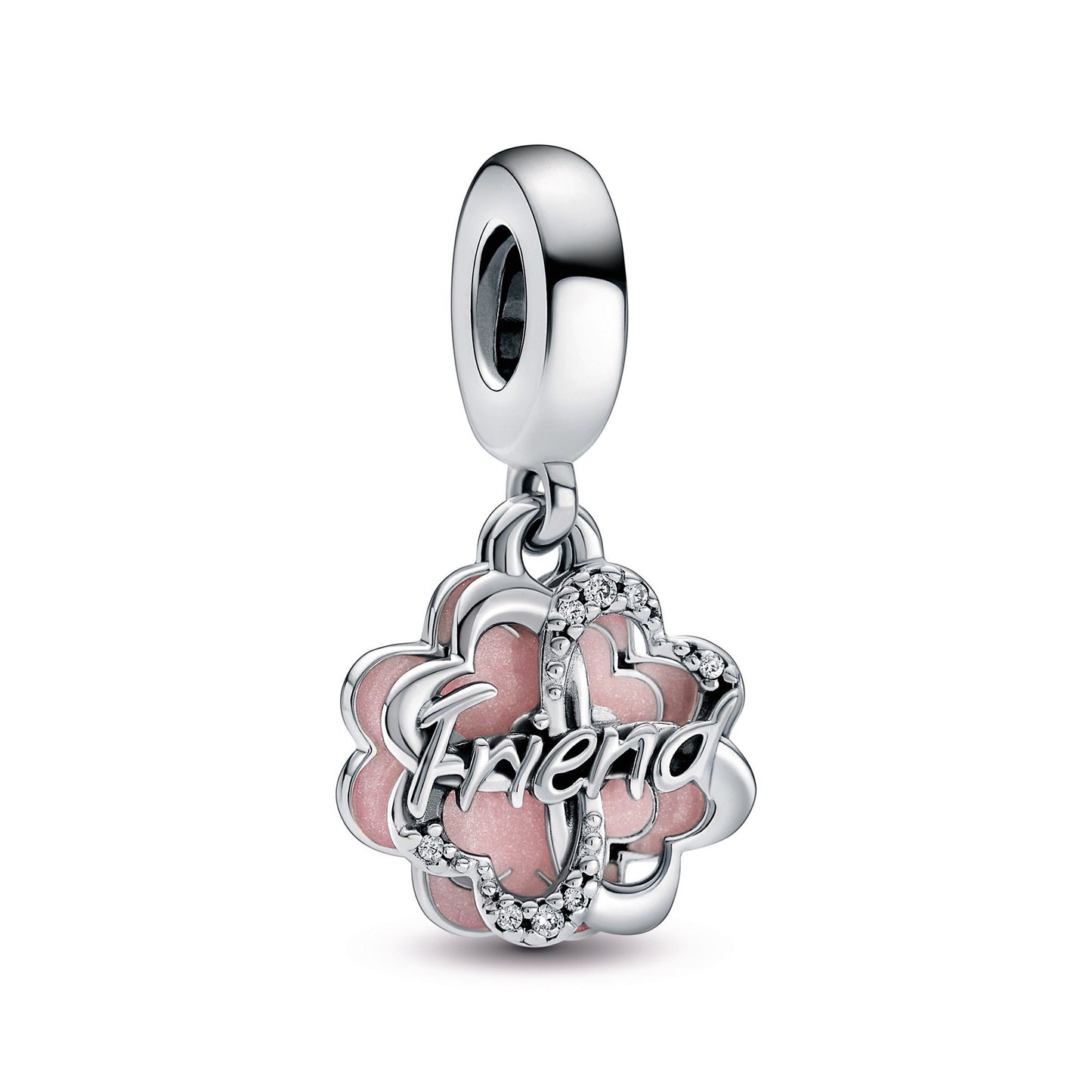 Four-leaf Clover Friendship Double Dangle Charm Premium Fashion Jewelry Gift Collection