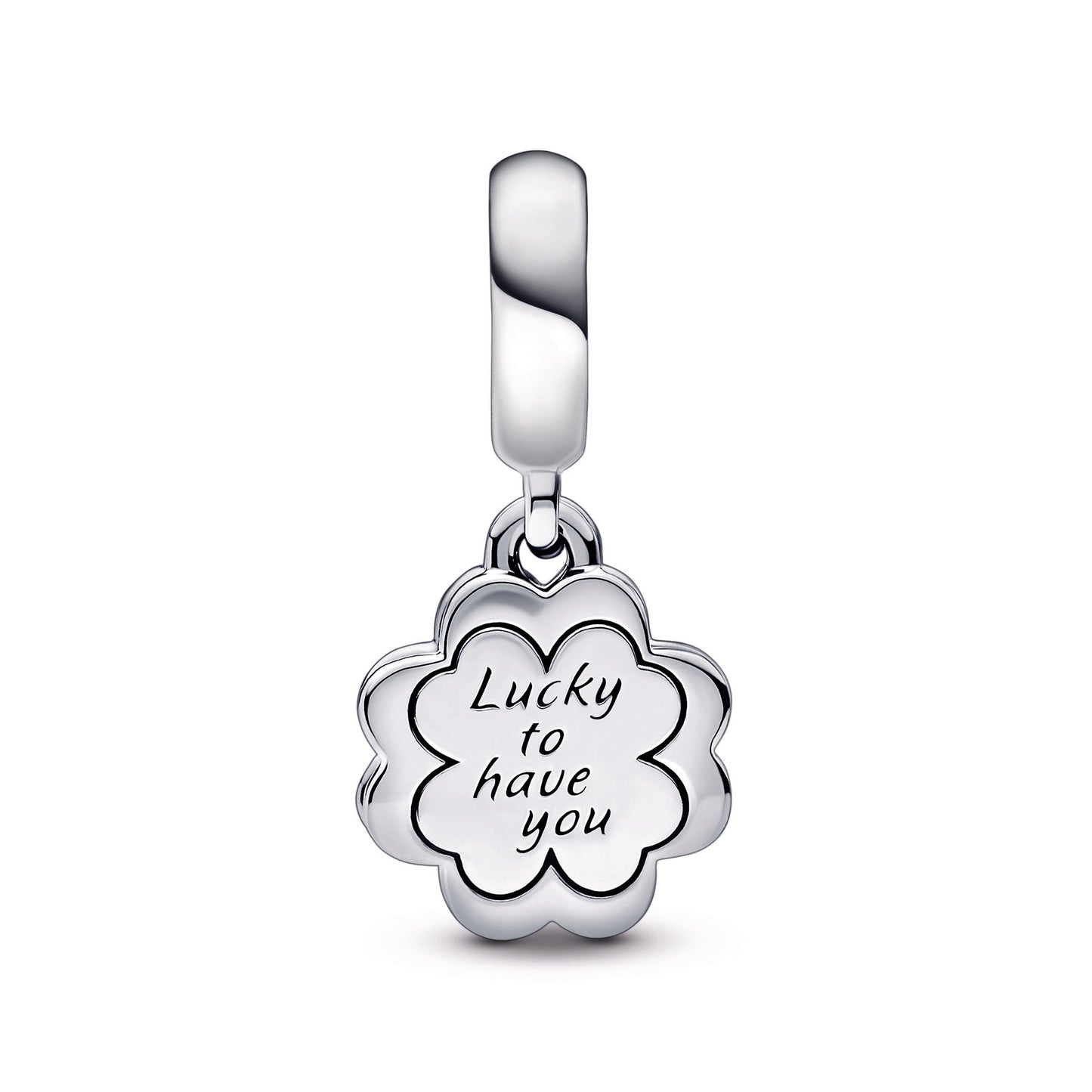 Four-leaf Clover Friendship Double Dangle Charm Premium Fashion Jewelry Gift Collection
