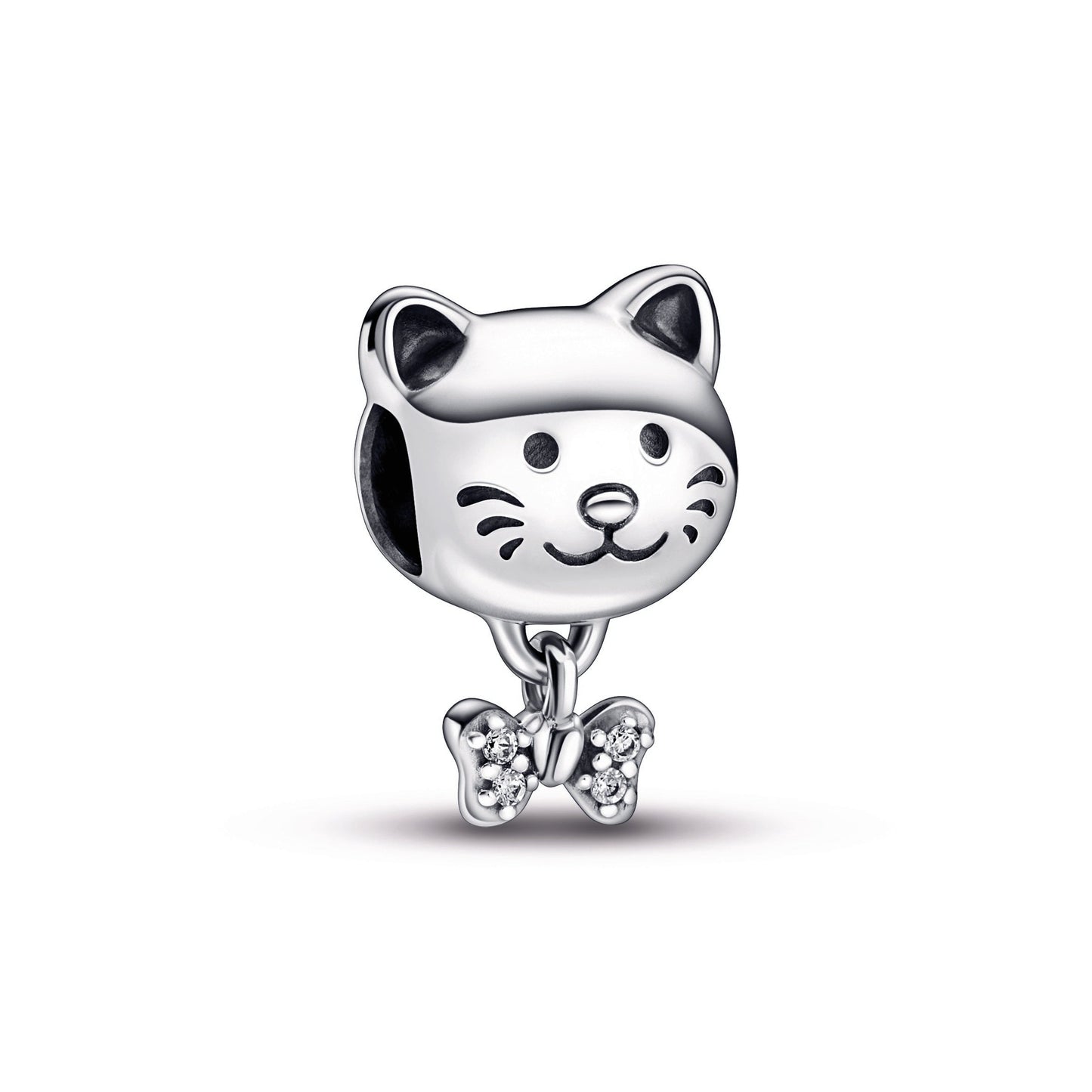 Pet Cat & Bow Charm Premium Fashion Jewelry Gift Collection