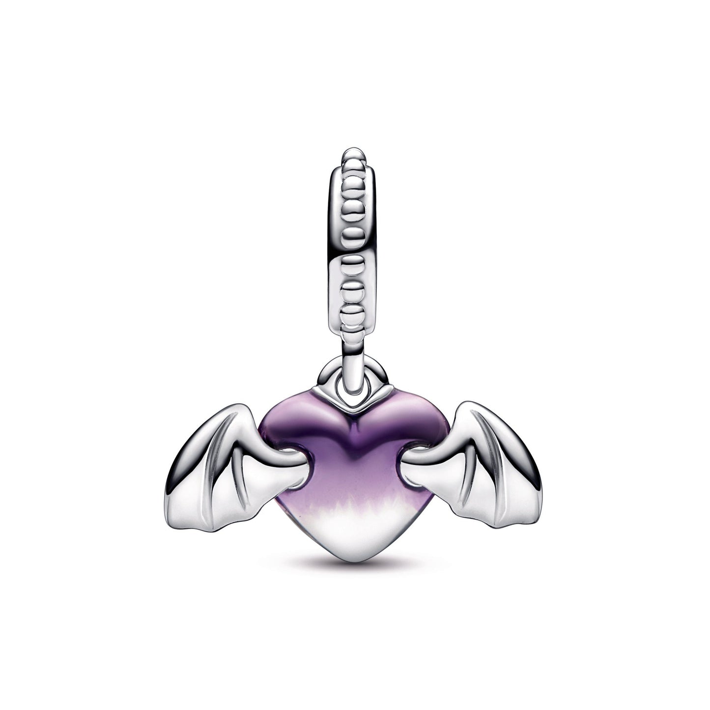 Vampire Winged Heart Dangle Charm Premium Fashion Jewelry Gift Collection
