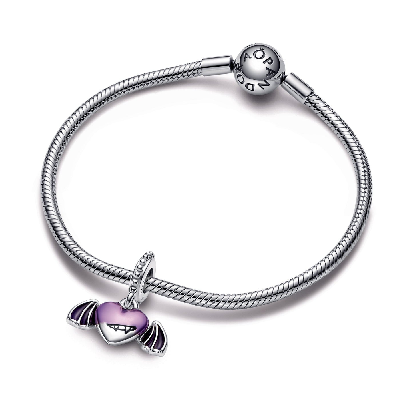 Vampire Winged Heart Dangle Charm Premium Fashion Jewelry Gift Collection