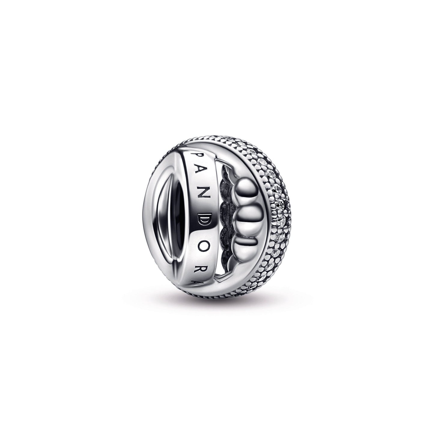 Pandora Logo, Pavé & Beads Charm Premium Fashion Jewelry Gift Collection
