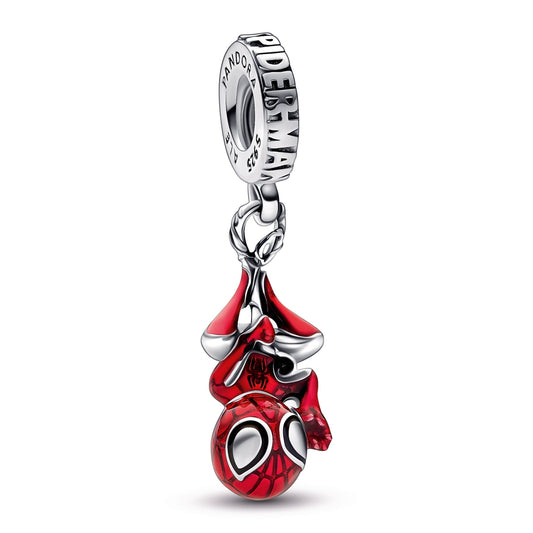 Marvel Hanging Spider-Man Dangle Charm Premium Fashion Jewelry Gift Collection