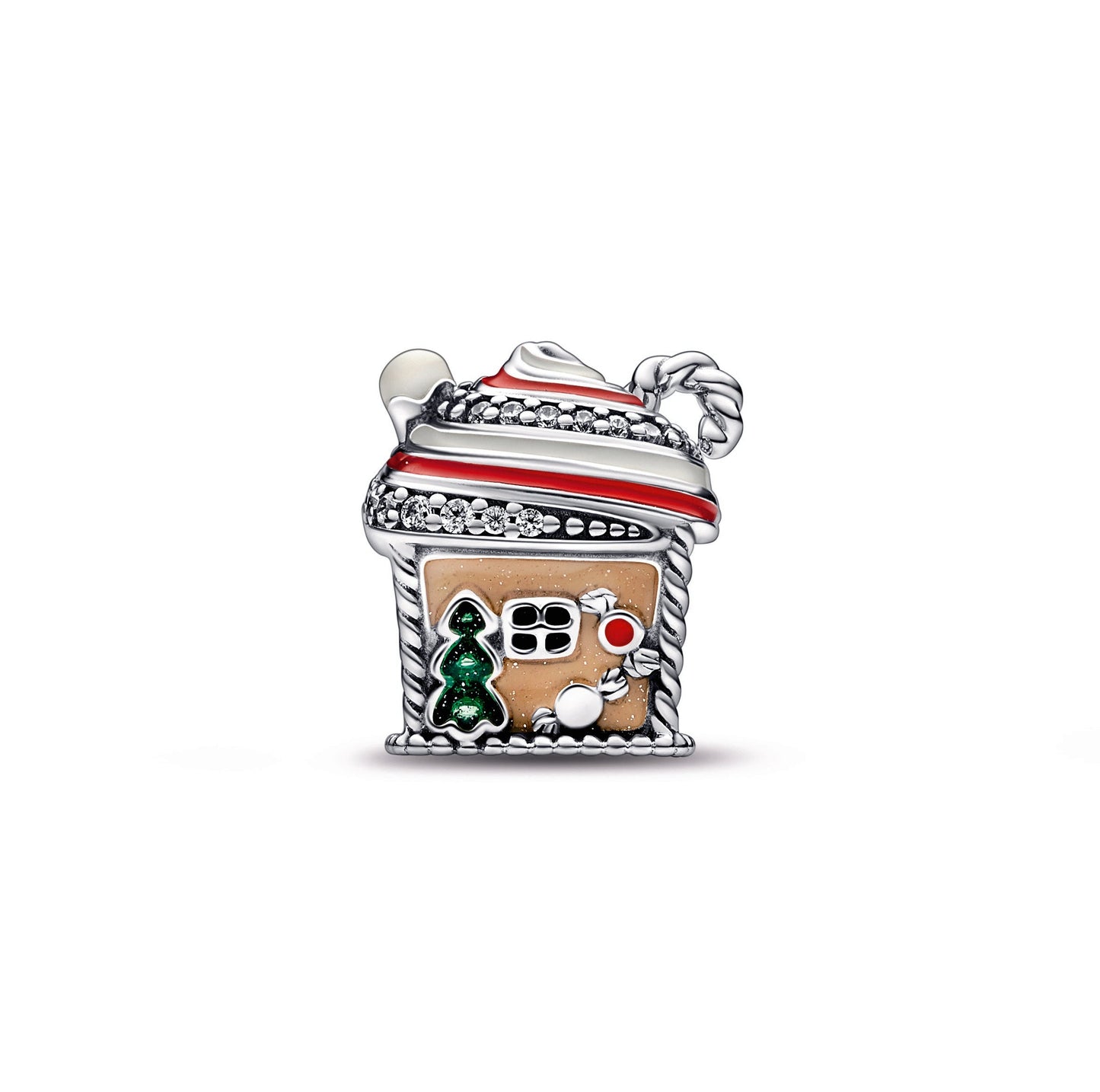 Festive Gingerbread House Charm Premium Fashion Jewelry Gift Collection