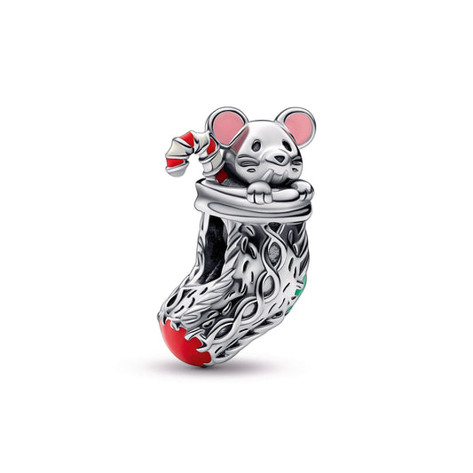 Festive Mouse & Stocking Charm Premium Fashion Jewelry Gift Collection