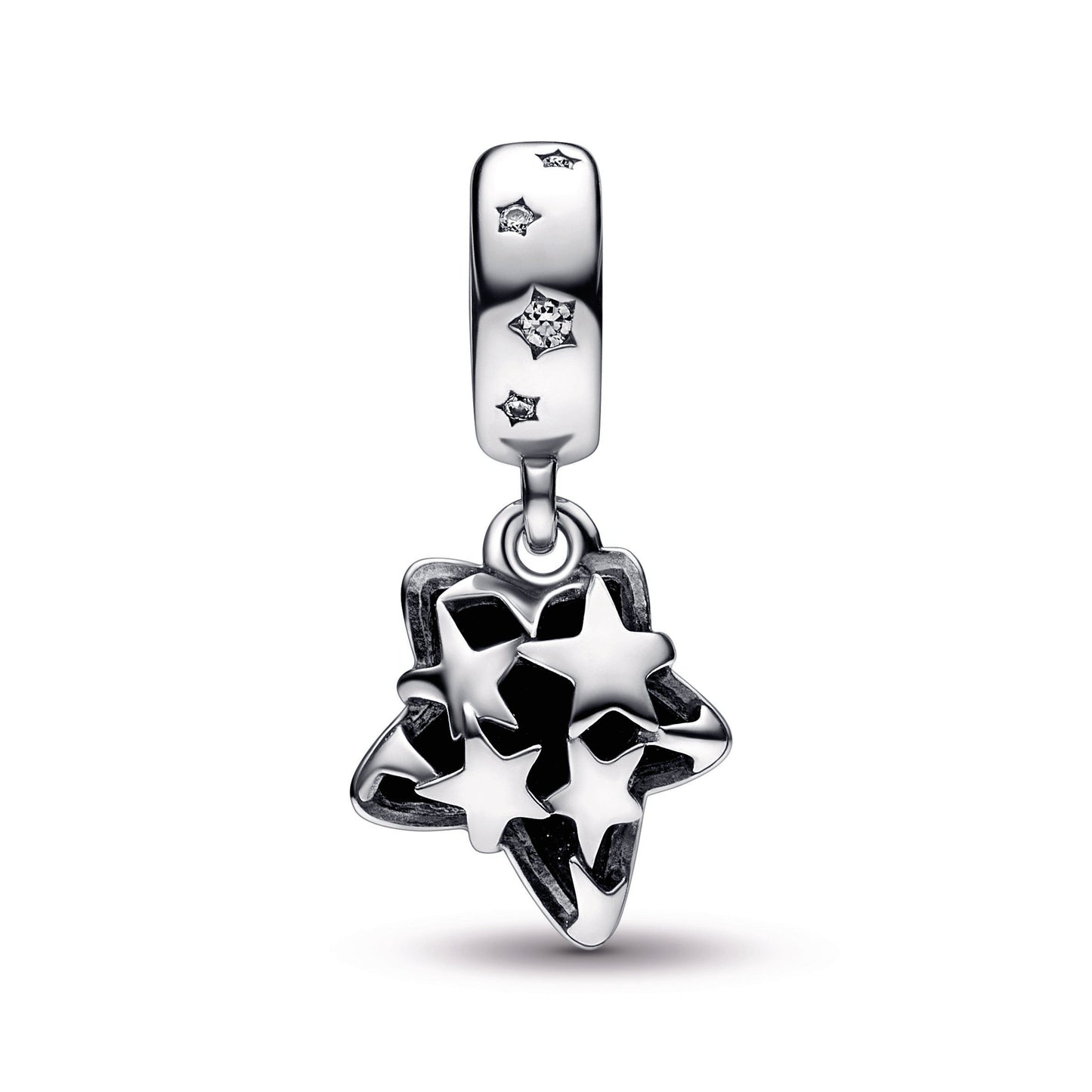 Celestial Galaxy Star Murano Dangle Charm Premium Fashion Jewelry Gift Collection