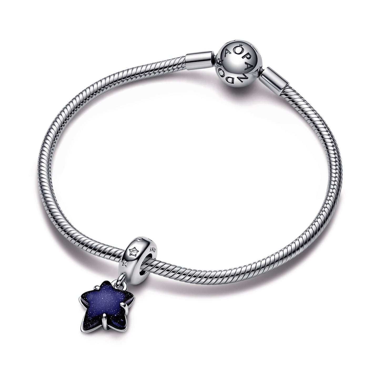 Celestial Galaxy Star Murano Dangle Charm Premium Fashion Jewelry Gift Collection