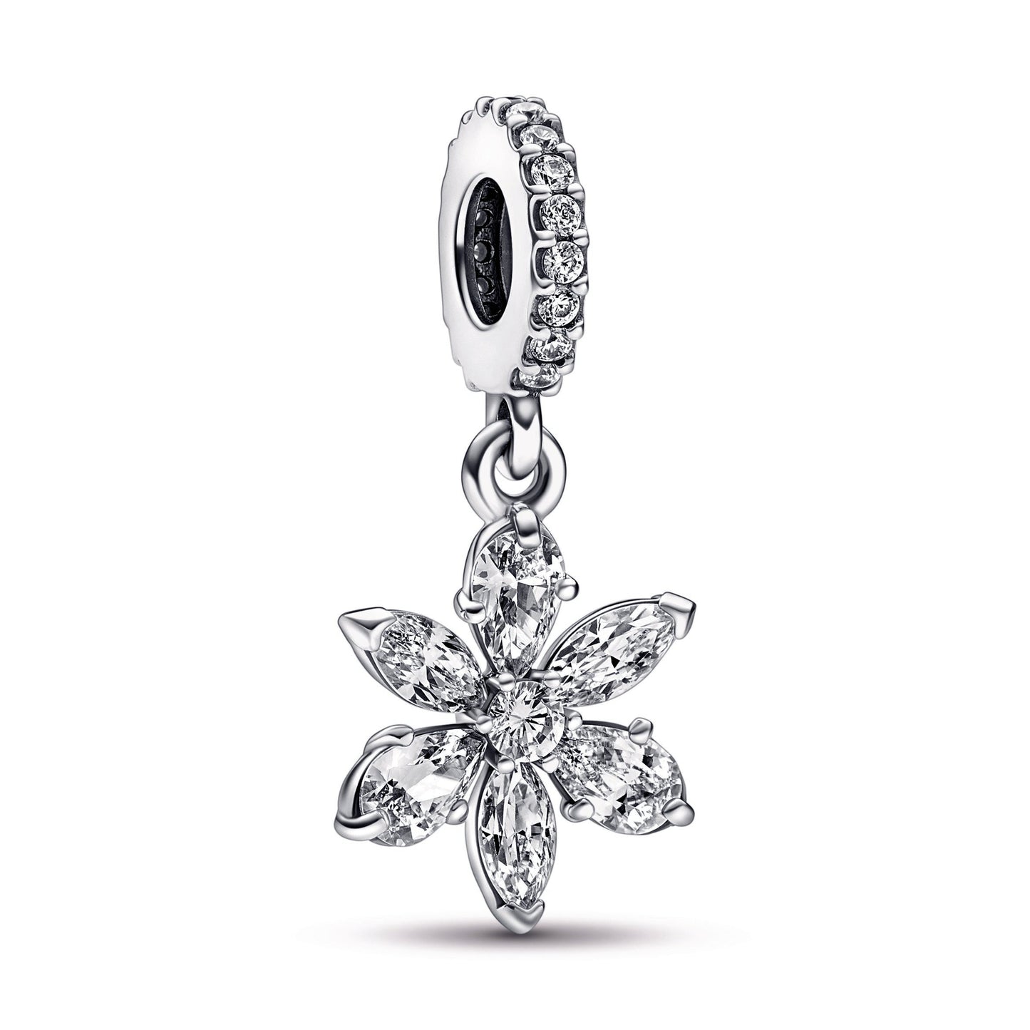 Sparkling Herbarium Cluster Dangle Charm Premium Fashion Jewelry Gift Collection