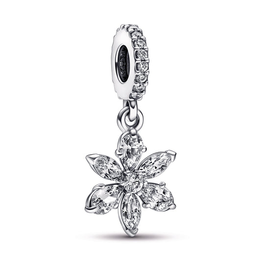 Sparkling Herbarium Cluster Dangle Charm Premium Fashion Jewelry Gift Collection