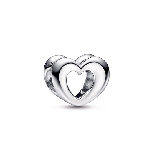 Radiant Open Heart Charm Premium Fashion Jewelry Gift Collection