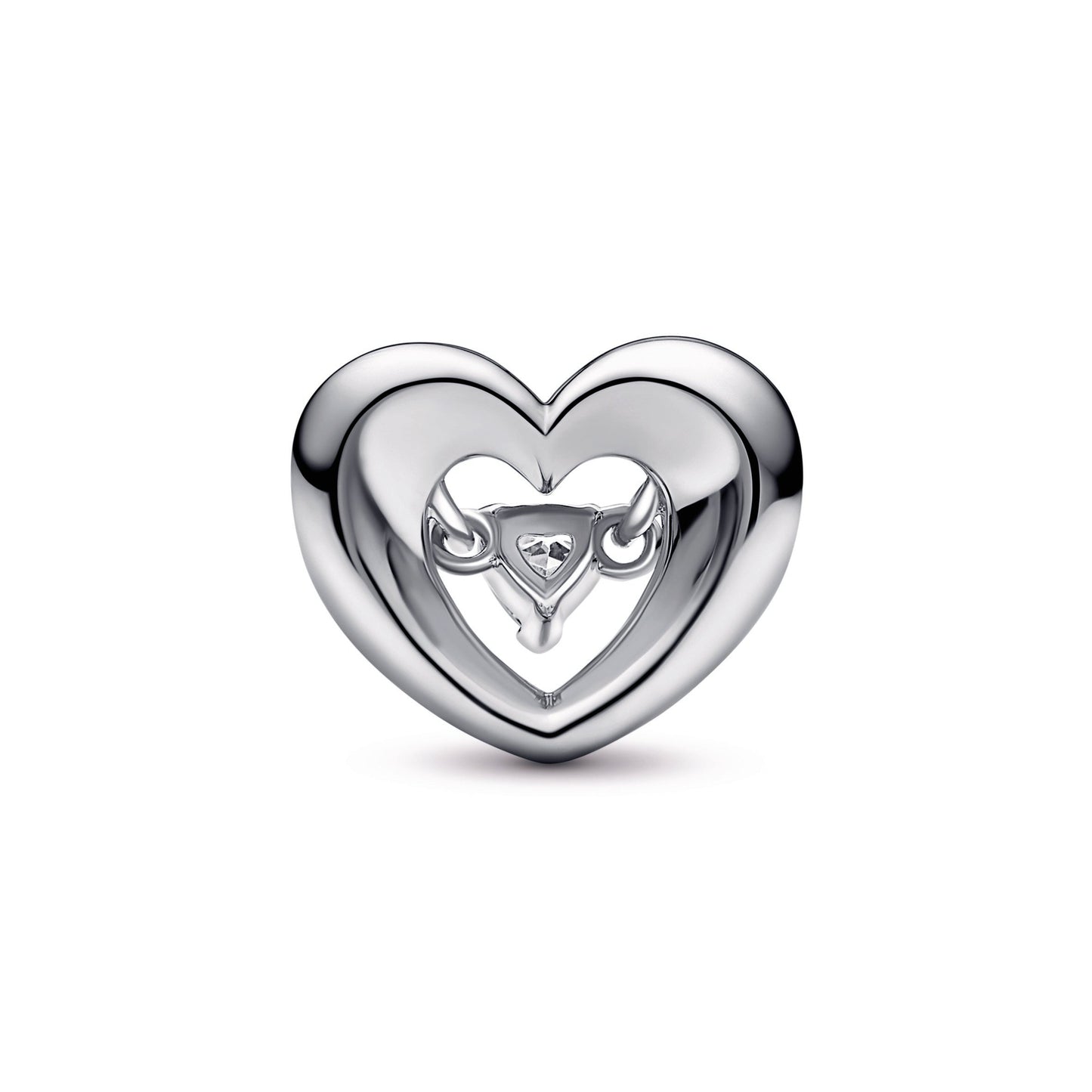 Radiant Heart & Floating Stone Charm Premium Fashion Jewelry Gift Collection