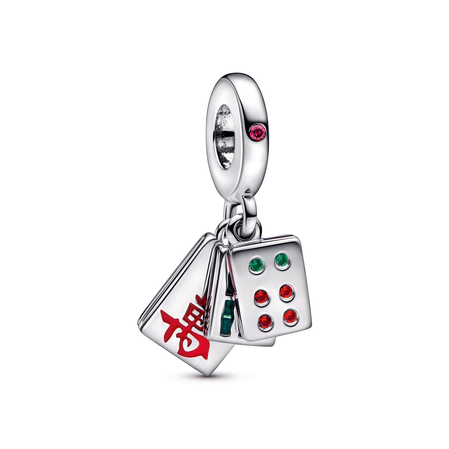 Mahjong Triple Dangle Charm Premium Fashion Jewelry Gift Collection