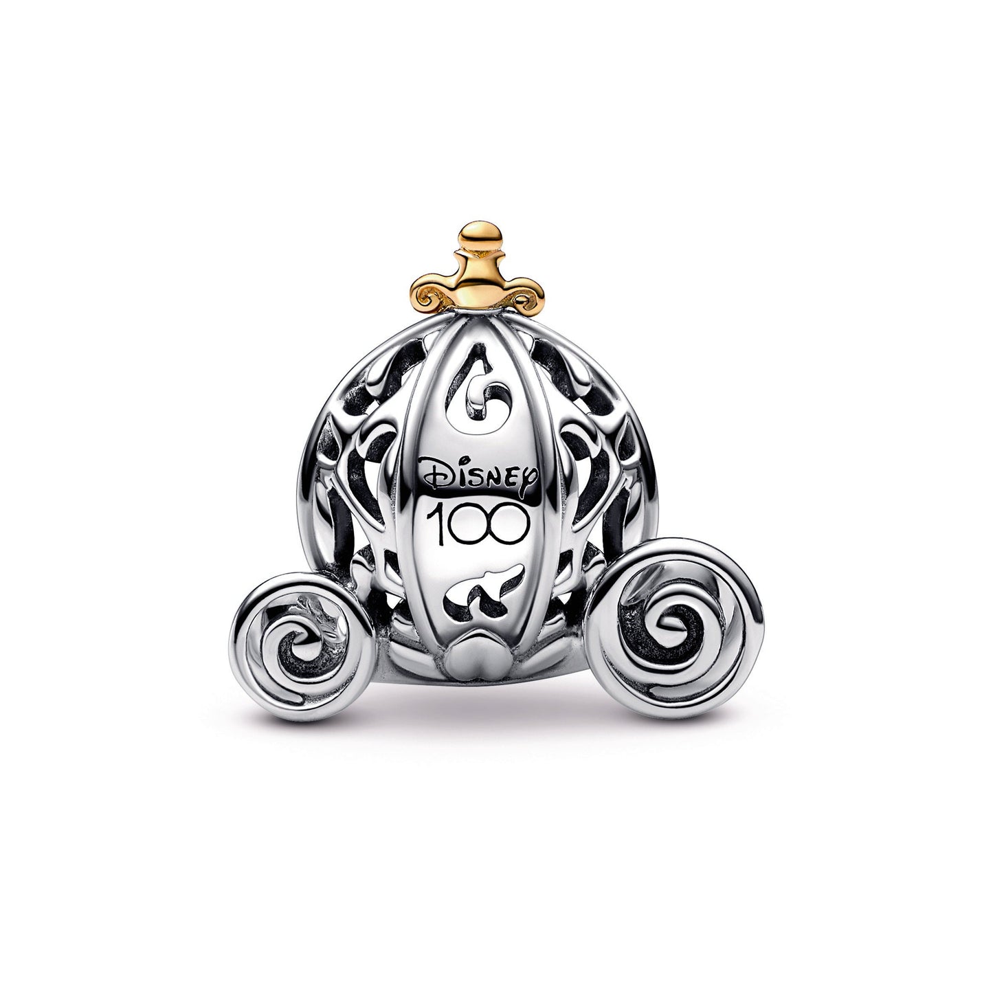 Disney 100th Anniversary Cinderella's Enchanted Carriage Charm Premium Fashion Jewelry Gift Collection