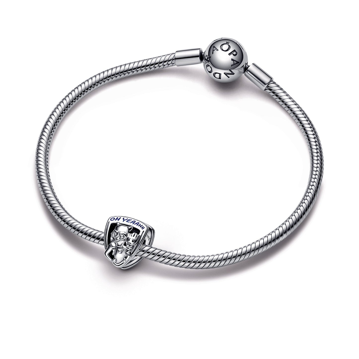 Marvel Guardians of the Galaxy Rocket Raccoon & Groot Emblem Charm Premium Fashion Jewelry Gift Collection