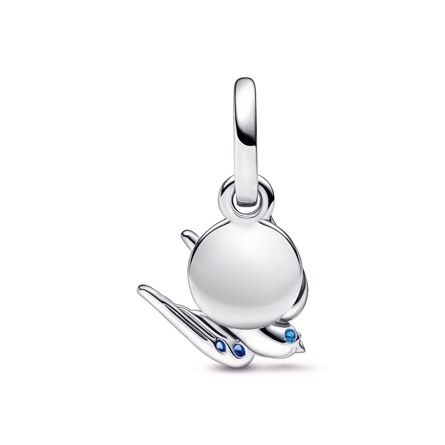 Sparkling Swallow & Quote Double Dangle Charm Premium Fashion Jewelry Gift Collection