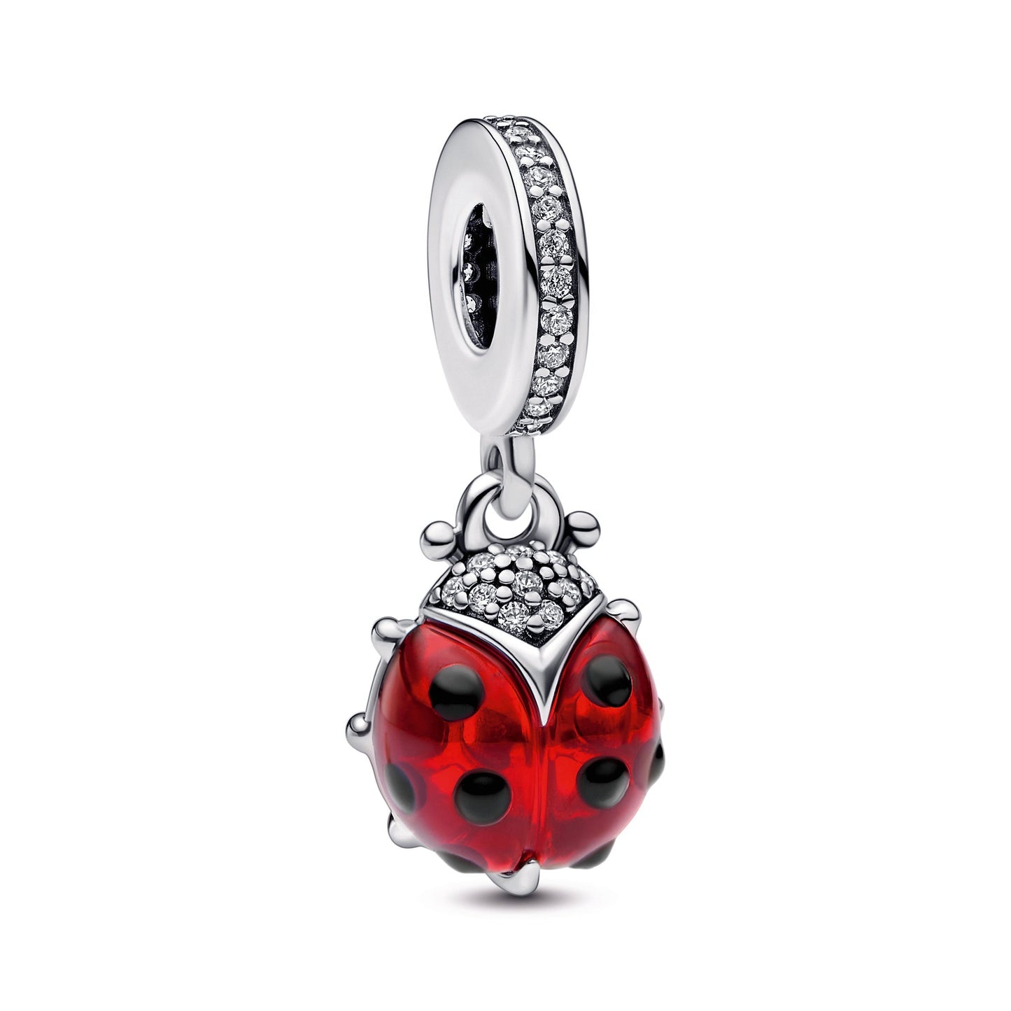 Red Ladybird Dangle Charm Premium Fashion Jewelry Gift Collection