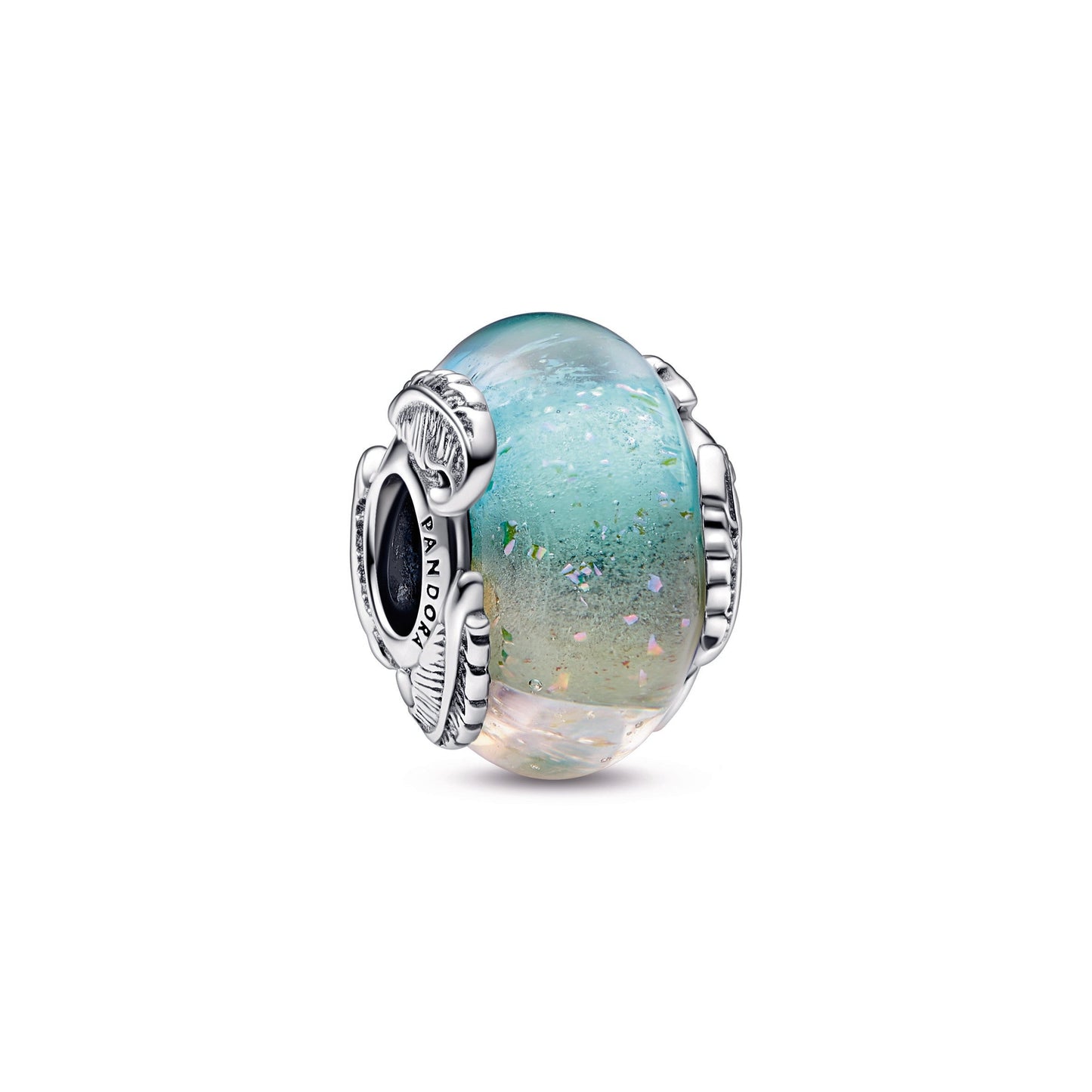 Multicolour Murano Glass & Curved Feather Charm Premium Fashion Jewelry Gift Collection