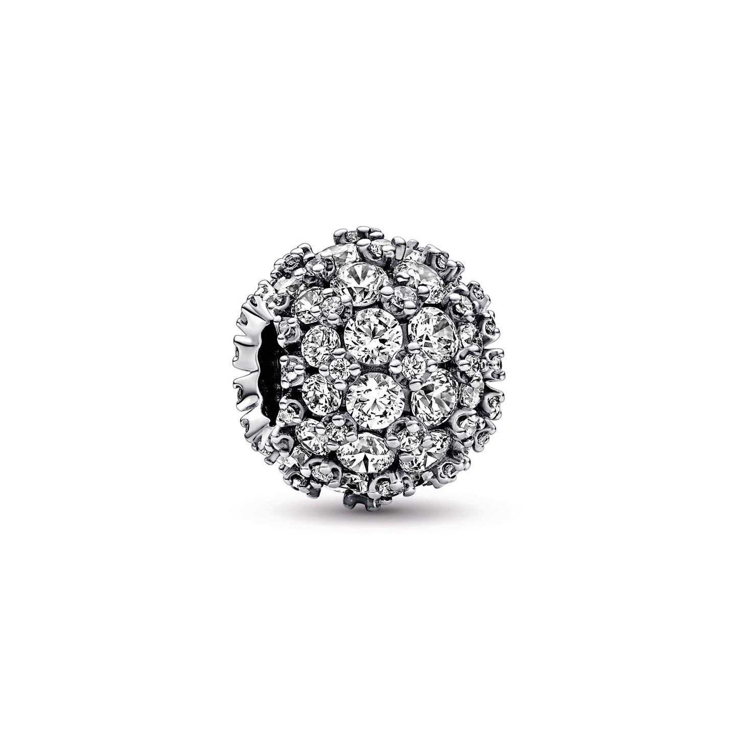 Sparkling Pavé Round Charm Premium Fashion Jewelry Gift Collection