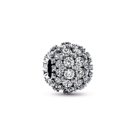 Sparkling Pavé Round Charm Premium Fashion Jewelry Gift Collection