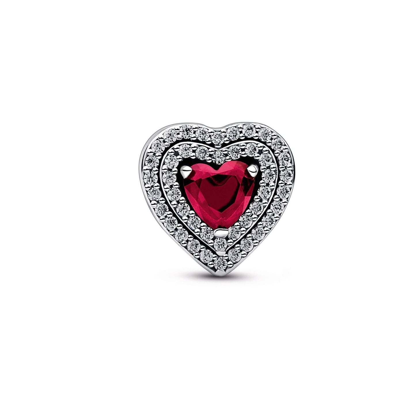 Sparkling Levelled Heart Charm Premium Fashion Jewelry Gift Collection