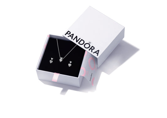 Timeless Hearts Necklace & Earring Gift Set Premium Fashion Jewelry Gift Collection