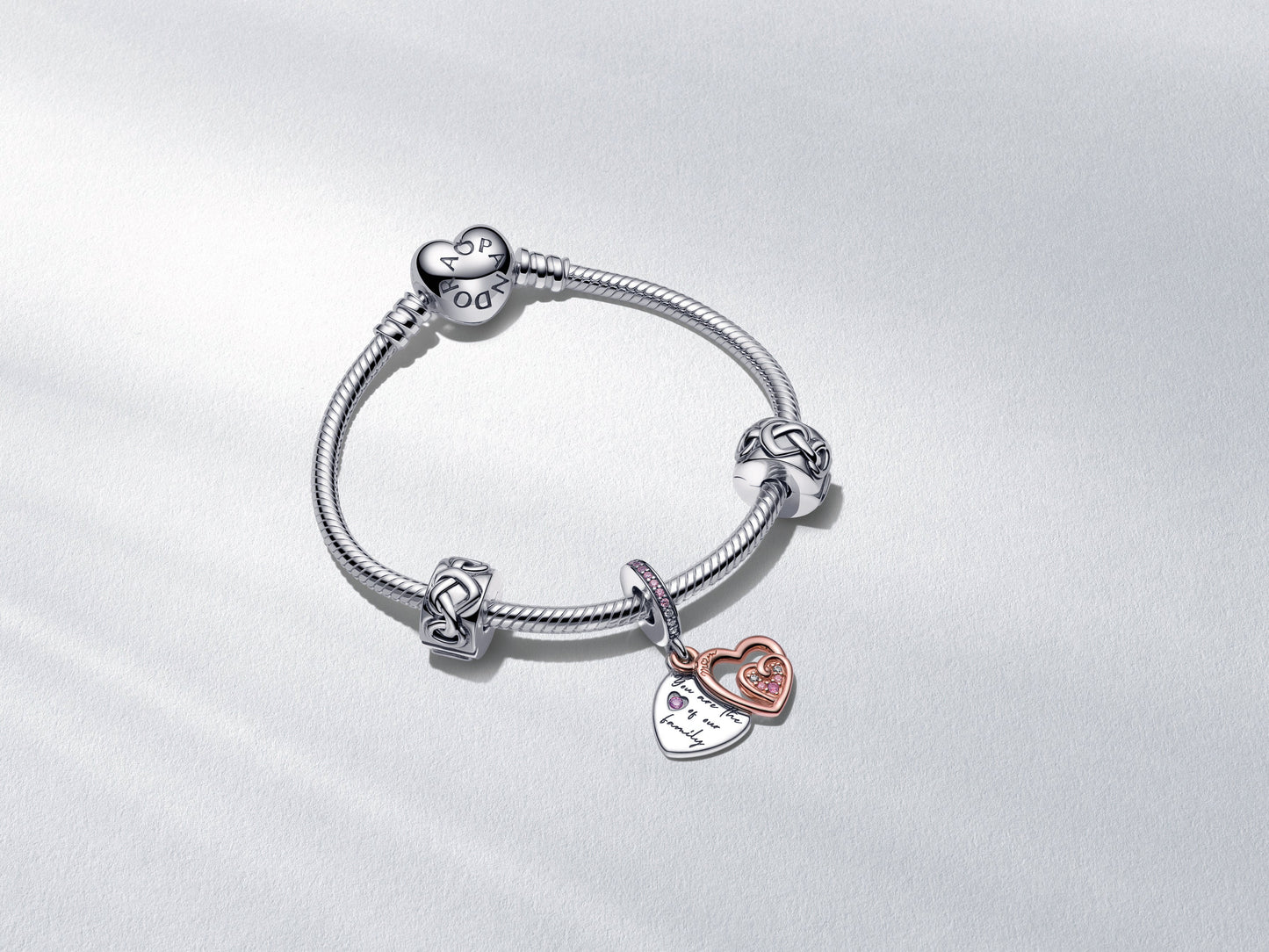 Entwined Infinite Hearts Full Bracelet Gift Set Premium Fashion Jewelry Gift Collection
